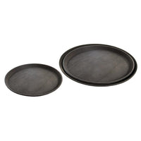 round non slip drink trays black