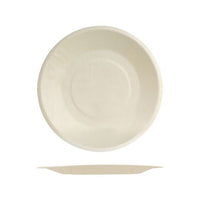 Bio Wood Snack Plates Wide Rim Round 19cm 475019