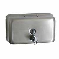 Stainless Steel Soap Dispenser Horizontal Mount