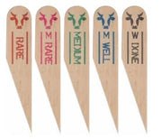 Steak & Meat Marker Wood 96mm Pack of 200 Wooden Markers
