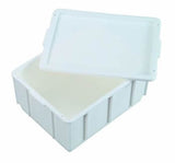 Tote Box Lid Rectangle White Multi Fit M-TL001