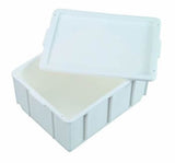 Tote Food & Materials Stackable Storage Boxes White Heavy Duty Various Sizes