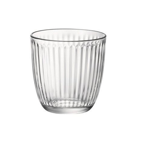 line glass tumbler 290ml bormioli rocco retro