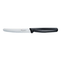 steak and vegetable knife black handle 11cm serrated