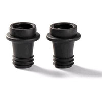Vacuum Wine Stopper Black Rubber Set of 2 Stoppers