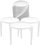 PIZZA BOX TABLE SAVER STAND WHITE BOX 500 PLASTIC STANDS