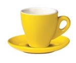 yellow espresso cup 