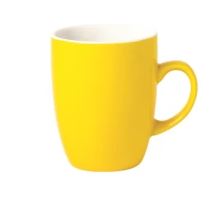 Yellow Coffee Tea And Hot Chocolate Mug 330ml Pack Of 6 Mugs